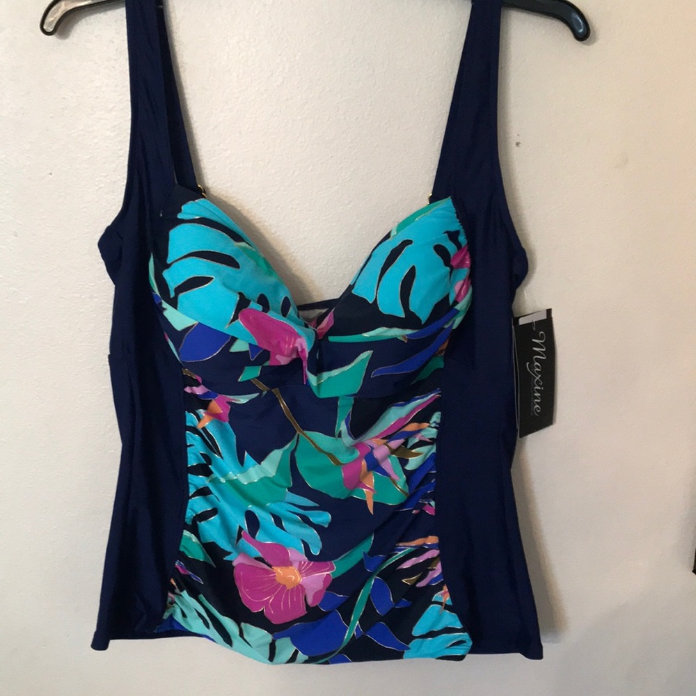 Maxine of Hollywood women’s tankini swim top